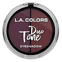 L.A. Colors Duo Tone Eyeshadow, Merlot, 4.5g