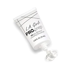 la girl proprep hd face primer  clear  smoothing lightweight silicone-based formula  minimizes pores amp fine lines  oil-free makeup base for all skin types  15 ml