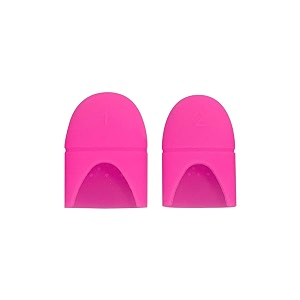 lagirl soak-off silicone nail cap -10pc nail tips for quick and easy removal reusable durable and hassle-free silicone nail caps to remove gel polish  10pc