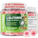 L-Glutamine 1200mg Gummies with Akk Probiotic, for Gut, Immune, Metabölism