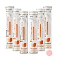 L-Glutathione 550mg - 120 Effervescent Tablets Glutathione Effervescent Tablets for Glowing Skin with Hyaluronic Acid Vitamin C &amp; Vitamin E | Skin Glow Supplement For Clear Skin | Watermelon