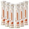 L-Glutathione 550mg - 120 Glutathione Effervescent Tablets for Glowing Skin with Hyaluronic Acid Vitamin C &amp; Vitamin E | Skin Glow Supplement For Clear Skin | Orange &amp; Watermelon