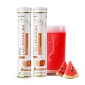 L-Glutathione 550mg - 40 Effervescent Tablets Glutathione Effervescent Tablets for Glowing Skin with Hyaluronic Acid Vitamin C & Vitamin E | Skin Glow Supplement For Clear Skin | Watermelon