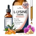 L-Lysine 1000mg Liquid Drops - Collagen, Immune, Lip & Skin Health