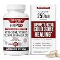 Bravado Labs L Lysine Cold Sore Treatment 250mg per Serving - 120 Capsules