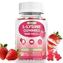 L-Lysine Gummies 1000 mg for Women per serving, 60mg Lysine Extract Supplement for Adults & Kids with Biotin, Multivitamins & Zinc - Cold Sore Supplement for Lip, Hair, Skin & Nail Health - 60 Count