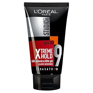 l39oreal paris studio line 9 xtreme hold 48hr indestructable gel 150ml