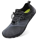 L-RUN Barefoot Water Shoes Women Mens Aqua Sock Athletic Hiking Water Sports Shoes for Swim Beach Pool Sand Diving Walking
