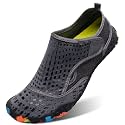 L-RUN Barefoot Water Shoes Women Mens Aqua Sock Athletic Hiking Water Sports Shoes for Swim Beach Pool Sand Diving Walking