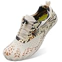 L-RUN Barefoot Water Shoes Women Mens Aqua Sock Athletic Hiking Water Sports Shoes for Swim Beach Pool Sand Diving Walking
