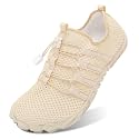 L-RUN Barefoot Water Shoes Women Mens Aqua Sock Athletic Hiking Water Sports Shoes for Swim Beach Pool Sand Diving Walking