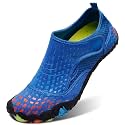 L-RUN Barefoot Water Shoes Women Mens Aqua Sock Athletic Hiking Water Sports Shoes for Swim Beach Pool Sand Diving Walking
