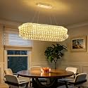 L32 x W12 Modern Chandeliers for Dining