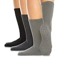 LA ACTIVE Non Slip Yoga Grip Socks - Barre Ballet Pilates Athletic Socks for Men and Women