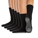 LA ACTIVE Non Slip Yoga Grip Socks - Barre Ballet Pilates Athletic Socks for Men and Women