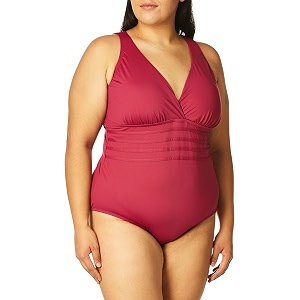 la blanca women39s island goddess deep-v strappy back mio one piece swimsuit with tummy toner
