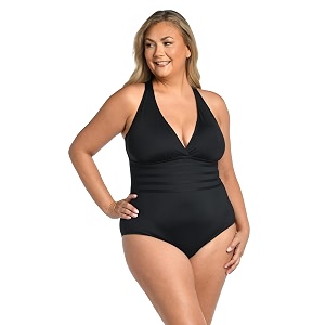 la blanca women39s island goddess deep-v strappy back mio one piece swimsuit with tummy toner