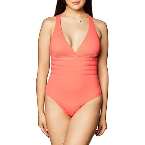 la blanca women39s island goddess deep-v strappy back mio one piece swimsuit with tummy toner