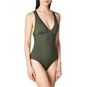 La Blanca Women's Island Goddess Deep-V Strappy Back Mio One Piece Swimsuit with Tummy Toner