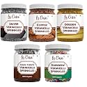 La Casa Metallic All 5 in 1 Vermicelli Sprinkles | Combo Pack of 5 | Ideal for Cake Decoration &amp; Garnishing | 5x200g |