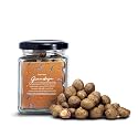LA CHOCOALLURE Chocolate dragees With Nuts &amp; Fruits (Gianduja Almonds Dark Chocolate), dragees chocolate, dragees for cakes, dragees nuts, dragees jar, chocolate jar, chocolate jar glass