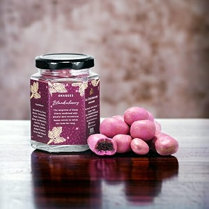 la chocoallure dry fruit chocolate chocolate coated black cherry dragees 100 g