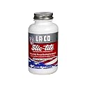 LA-CO 42019 Slic-Tite Premium Thread Sealant Paste with PTFE, -50 to 500 Degree F Temperature, 1/2 pt Jar with Brush in Cap , White