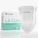 La Cup Luneale - Reusable Stemless Menstrual Cup - Patented Ergonomic Design Created with Midwives - 100% Platinum Medical-Grade Silicone - Ultra-Comfortable - Size S (Light to Medium Flow)