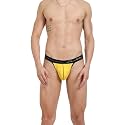 La Intimo Cotton Modal Spandex Men Thongs Underwear (Yellow)
