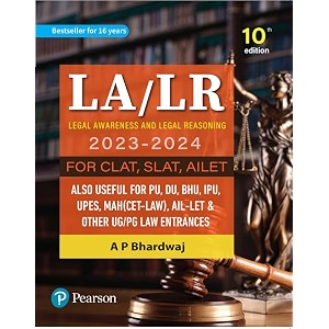 lalr legal awareness and legal reasoning 2023-24 for clat slat ailet also useful for pu du bhu ipu upes mahcet-law ail-let amp other ugpg law entrances - pearson education