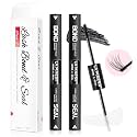 LA MAESII Pack 2 Lash Bond and Seal, Waterproof Lash Cluster Glue Black