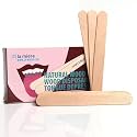 100P 6" Wood Tongue Depressors Non-Sterile Large Applicator Sticks