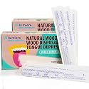200P Wood Tongue Depressors Sterile Large Applicator Sticks 6" Individually Wrapped