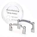 LA MIERE 2Pcs Dental Resin Polishing Strips Holder, Stainless Steel Holder, Autoclavable