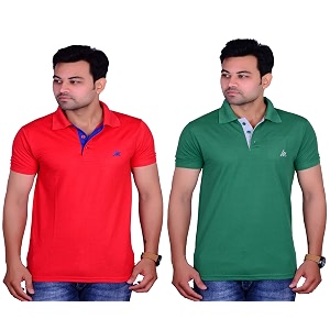 La Milano Combo of 2 Polo T-Shirt
