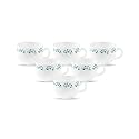 La Opala Diva, Opal Glass Crockery | Coffee Cup Iris, Set of 6 | Lavender Dew, 100 ml | for Tea & Coffee | Microwave Safe | 100% Vegetarian | Toughened Extra Strong | Super Light | Super White