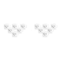 La Opala, Melody Collection, Opal Glass Coffee Cup Set Regular 6 pcs, Silken Charm, White (Pack of 2)