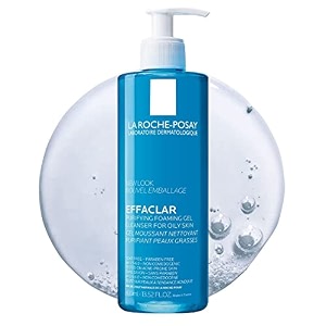 la roche-posay effaclar purifying gel face wash for acne-prone skin 200ml