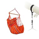 LA SIESTA® - Medium Basic Domingo Hammock Chair &amp; TreeMount - Weather &amp; Tear Resistant Hanging Chair w/Suspension Kit for Trees Beams &amp; Posts - Bedroom Patio Outdoor Indoor Hammock Chair - Toucan