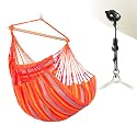 LA SIESTA® - XL King Domingo Hammock Swing Chair &amp; CasaMount - Weather &amp; Tear Resistant Hanging Chair - Outdoor Indoor Hammock Chair w/Suspension Kit for Walls Ceilings Square Beams - Toucan