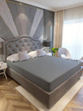 LA VERNE Queen Size Fitted Terry Cotton Breathable, Stretchable, Waterproof Mattress Cover