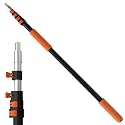 LAANPOLE Telescoping Pole, 5-20FT Aluminum Extension Pole(26FT Reach), Multi-Purpose Paint Roller for Painting, Dusting and Cleaning