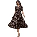 LABEL ADRIJA Pure Cotton Calf Length Midi