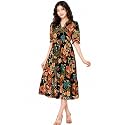 LABEL ADRIJA Pure Cotton Calf Length Midi