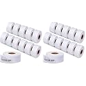 Label KINGDOM 12 Roll Compatible with Dymo 30336 1" x 2-1/8" Barcode Label (Pack of 2)