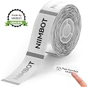 NIIMBOT Label Maker Tape D11 0.55 inches 1.18 inches Adapted Label Print Paper 210 Pcs (Transparent), 210 Labels