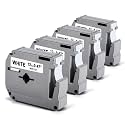 Labelife M-K231 MK231 Replace for M-K231s Brother M Tape 12mm 0.47 White