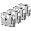 Labelife Replace for Brother M Tape 9mm 3/8 0.35 White M-K221 MK221 M221