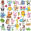 Labeol Diamond Art Kits for Kids Boys and Girls Ages 6-8-10-12 Easy to DIY Creative Diamond Art Sticker Craft by Numbers Kits for Kids and Adult Beginners (Cute Animals)