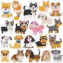 Labeol Diamond Art Kits for Kids Boys and Girls Ages 6-8-10-12 Easy to DIY Creative Diamond Art Sticker Craft by Numbers Kits for Kids and Adult Beginners (Puppy)